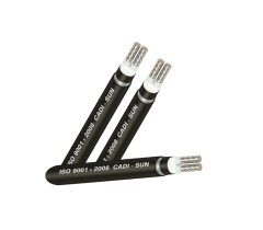 Aluminum double insulated cable 0.6 / 1KV 2-3 conductors AL / XLPE / PVC