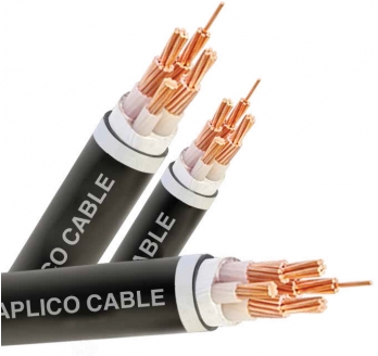 0.6/1KV four - core XLPE unamoured cable with reduced neutral conductor Cu(Al)XLPE/PVC